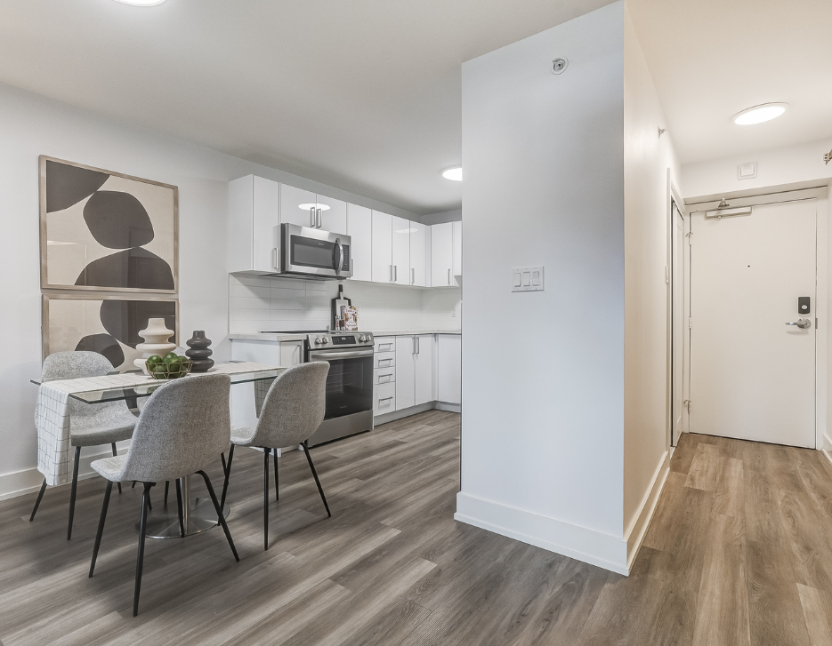 Entrance to a one bedroom suite at Elora.